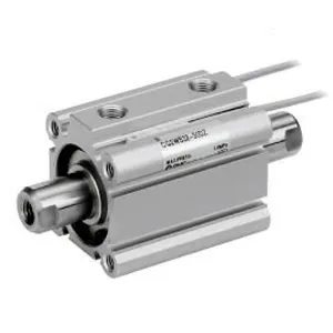Xi lanh khí nén compact dạng mỏng, tiêu chuẩn, tác động kép, hai cần piston CDQ2WA12-5DZ - CQ2W Z Series